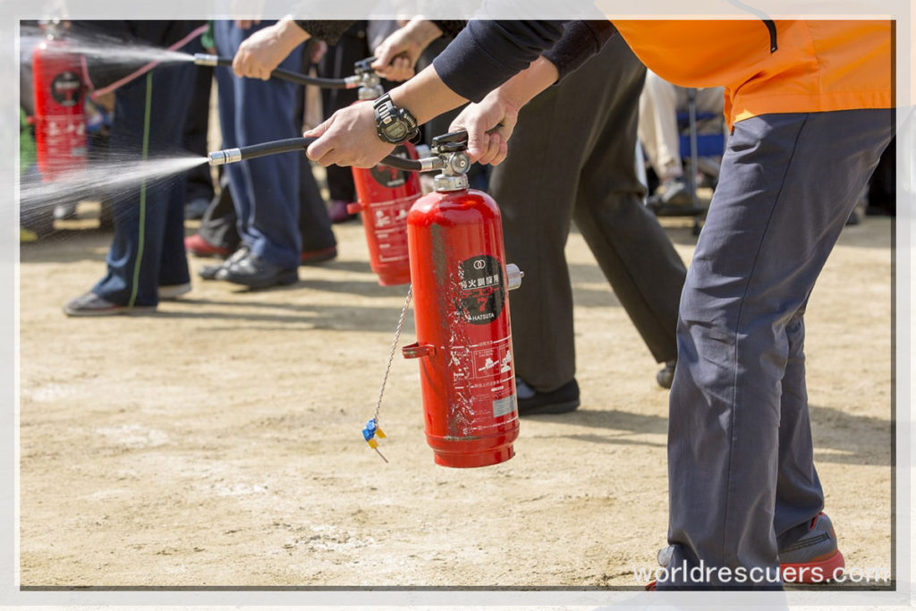 dry chemical fire extinguisher training