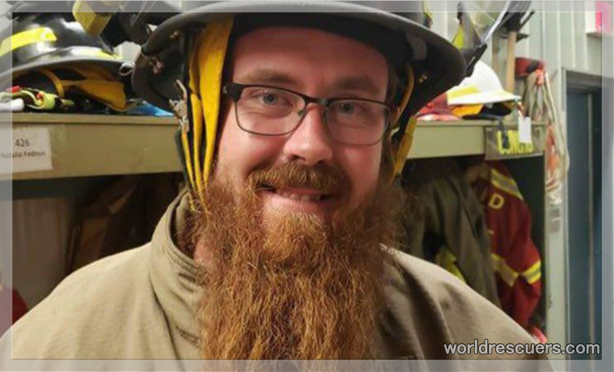 firefighters with beards