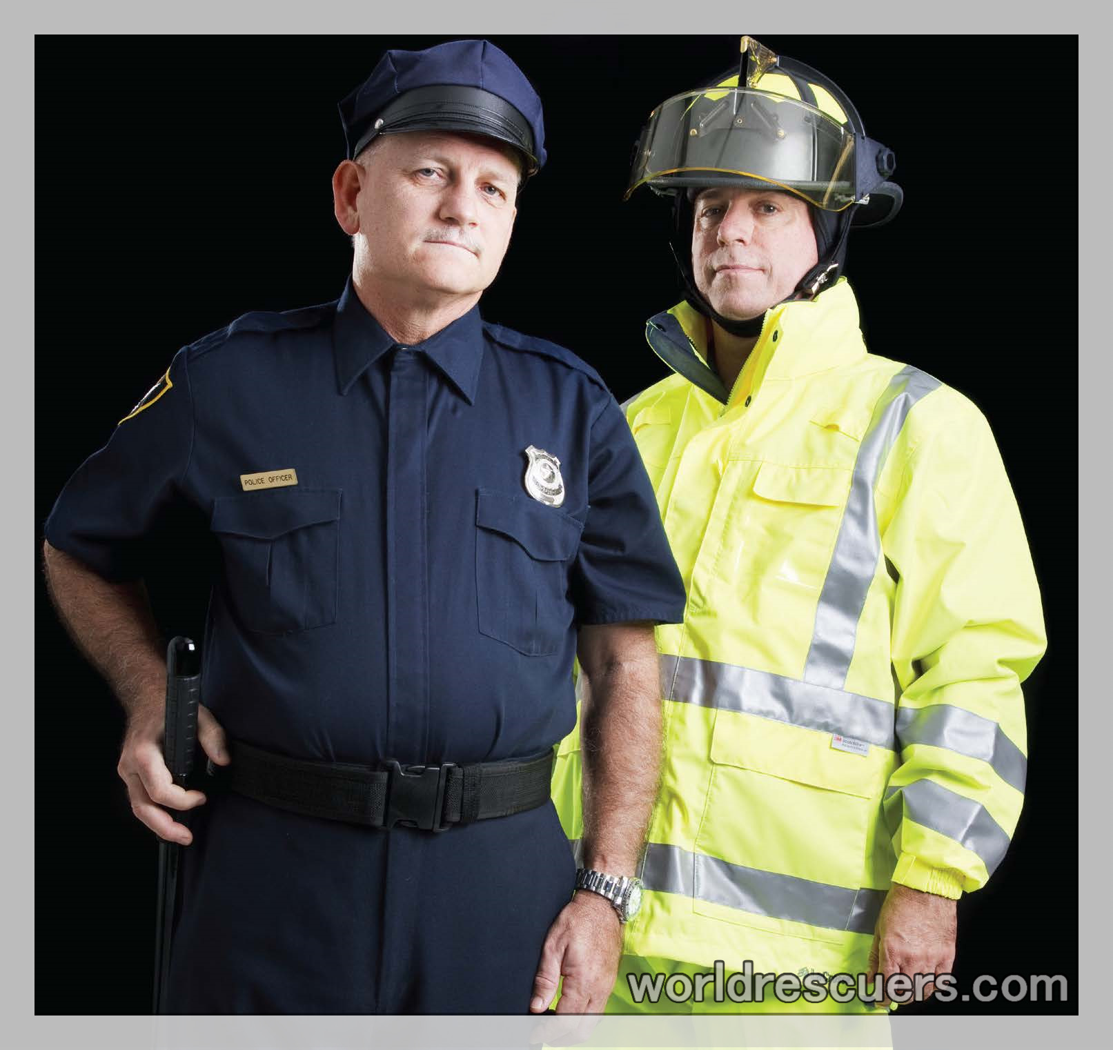 police and firefighter